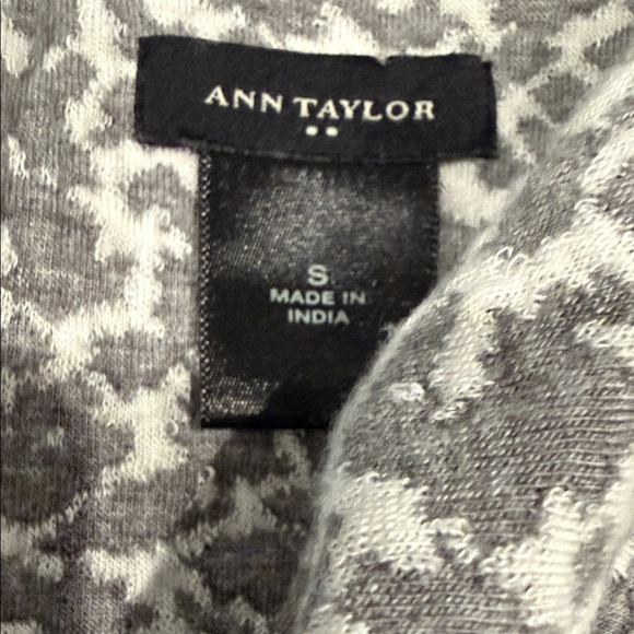 Ann Taylor Cream Patterned Mini Dress - Picture 2 of 3